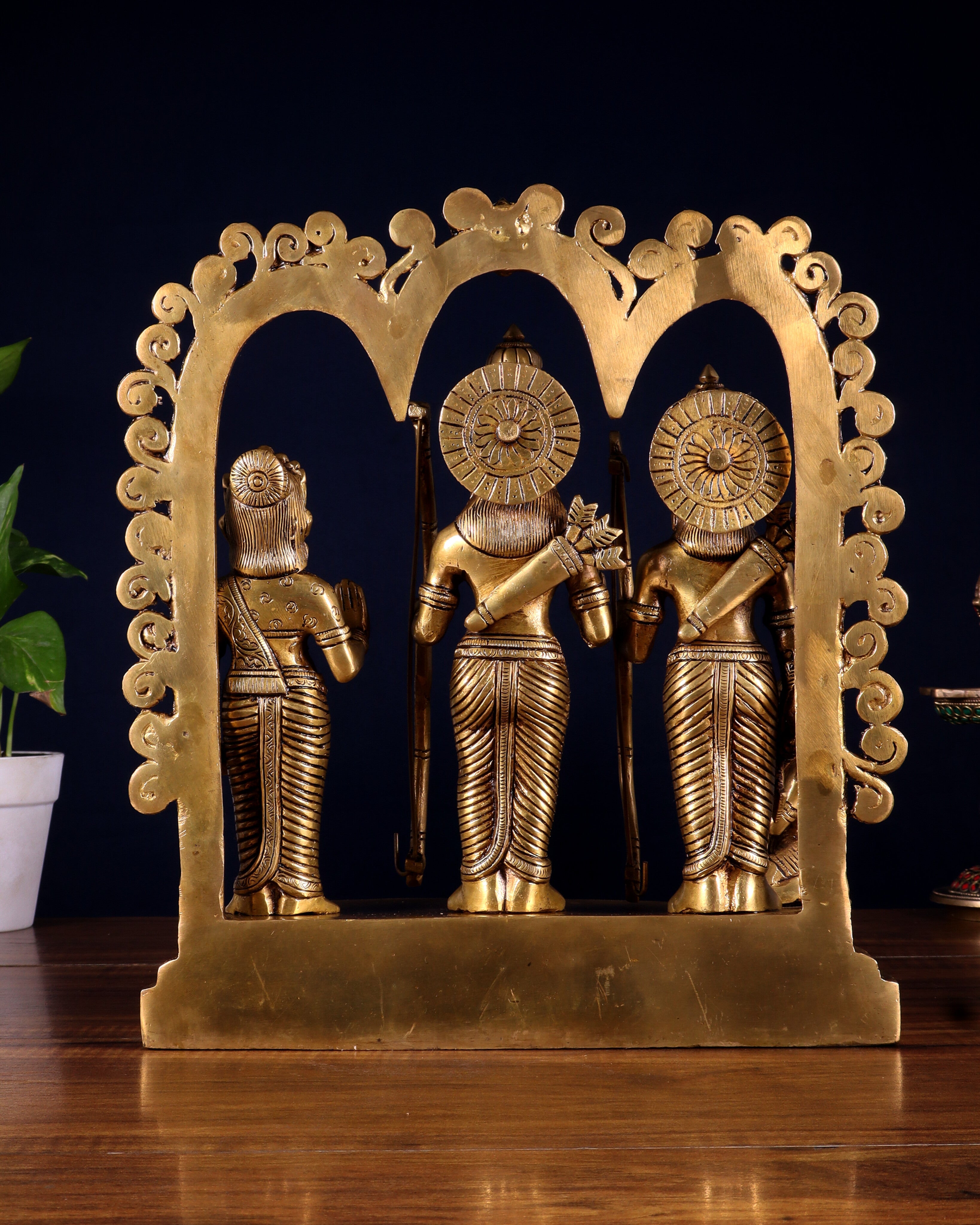 Brass Rama Darbar Idol - 12 inch