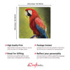 Colorful Parrot on Tree Original Design Canvas Printed Wall Painting