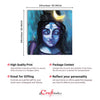 Beautiful Lord Shiva Portrait Original Design Canvas Printed Wall Painting