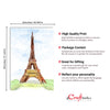 Paris Famous Eiffel Tower Painting Digital Printed Canvas Wall Art