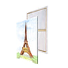 Paris Famous Eiffel Tower Painting Digital Printed Canvas Wall Art