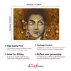 Calm Peaceful Buddha Original Design Canvas Printed Wall Painting