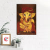 God Ganesha Spiritual Original Design Canvas Printed Wall Painting