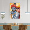 Lord Radha Krishna Original Design Canvas Printed Wall Painting