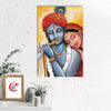 Lord Radha Krishna Original Design Canvas Printed Wall Painting