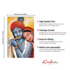 Lord Radha Krishna Original Design Canvas Printed Wall Painting