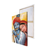 Lord Radha Krishna Original Design Canvas Printed Wall Painting