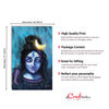 Lord Shiva Wall Painting Digital Printed Religious Canvas Art