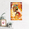 Tribal Lady Original Design Canvas Printed Wall Painting