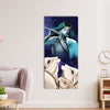 Lord Krishna Playing Flute Original Design Canvas Printed Wall Painting