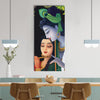 Beautiful Romantic Radha Krishna Painting Digital Printed Canvas Wall Art
