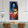 Lord Radha Krishna Religious Original Design Canvas Printed Wall Painting