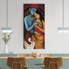 Radha Krishna Abstract Original Design Canvas Printed Wall Painting