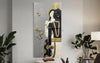 Abstract Radha Krishna 3D Elevation Sculpture Relief Mural Wall Art