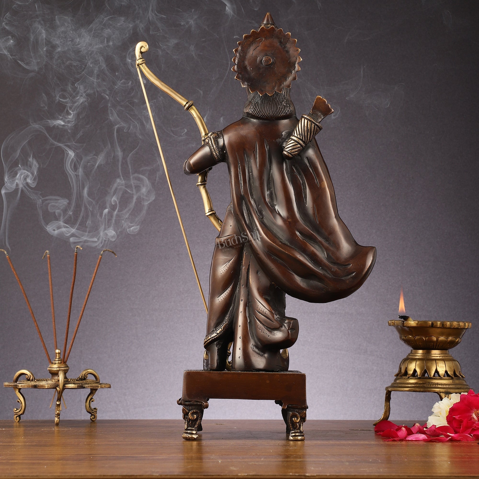 Brass Lord Rama Idol brown | 18"