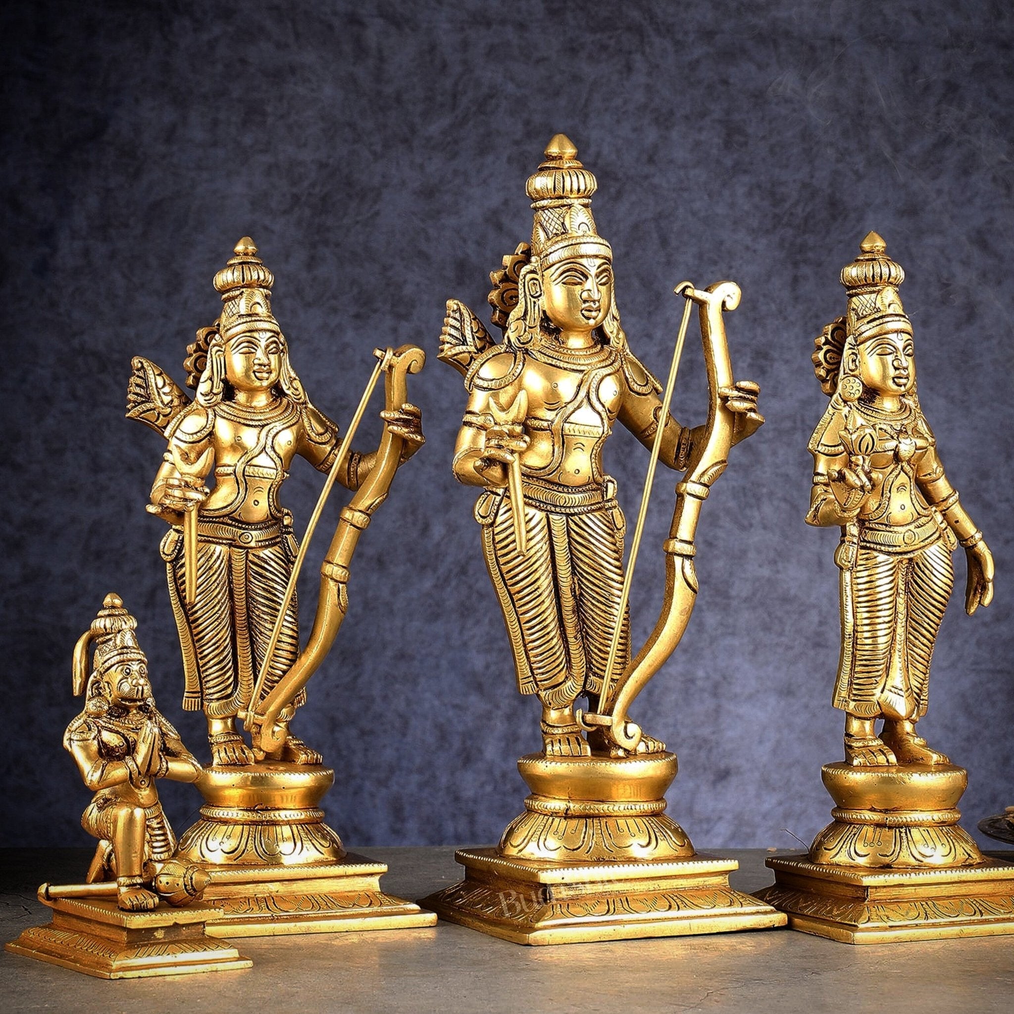 Brass Ram darbar Idols 12 inch