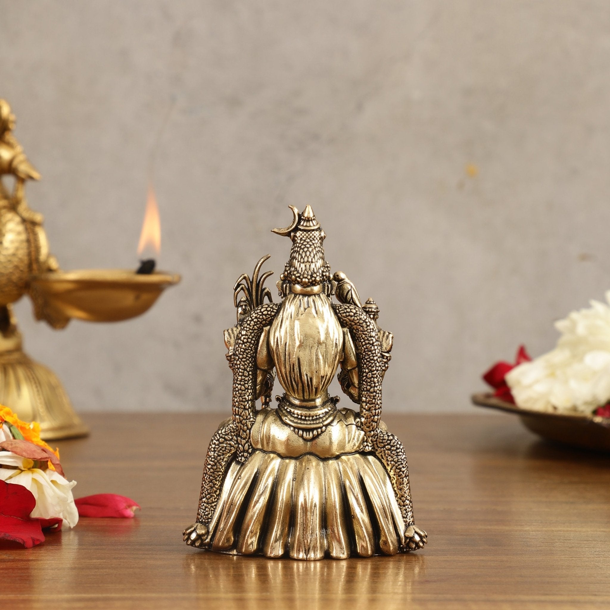 Brass Superfine Lalitadevi Rajarajeshwari Idol kamakshi amman - 4 in Height