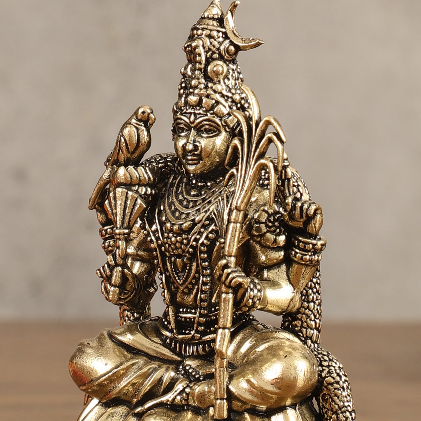 Brass Superfine Lalitadevi Rajarajeshwari Idol kamakshi amman - 4 in Height