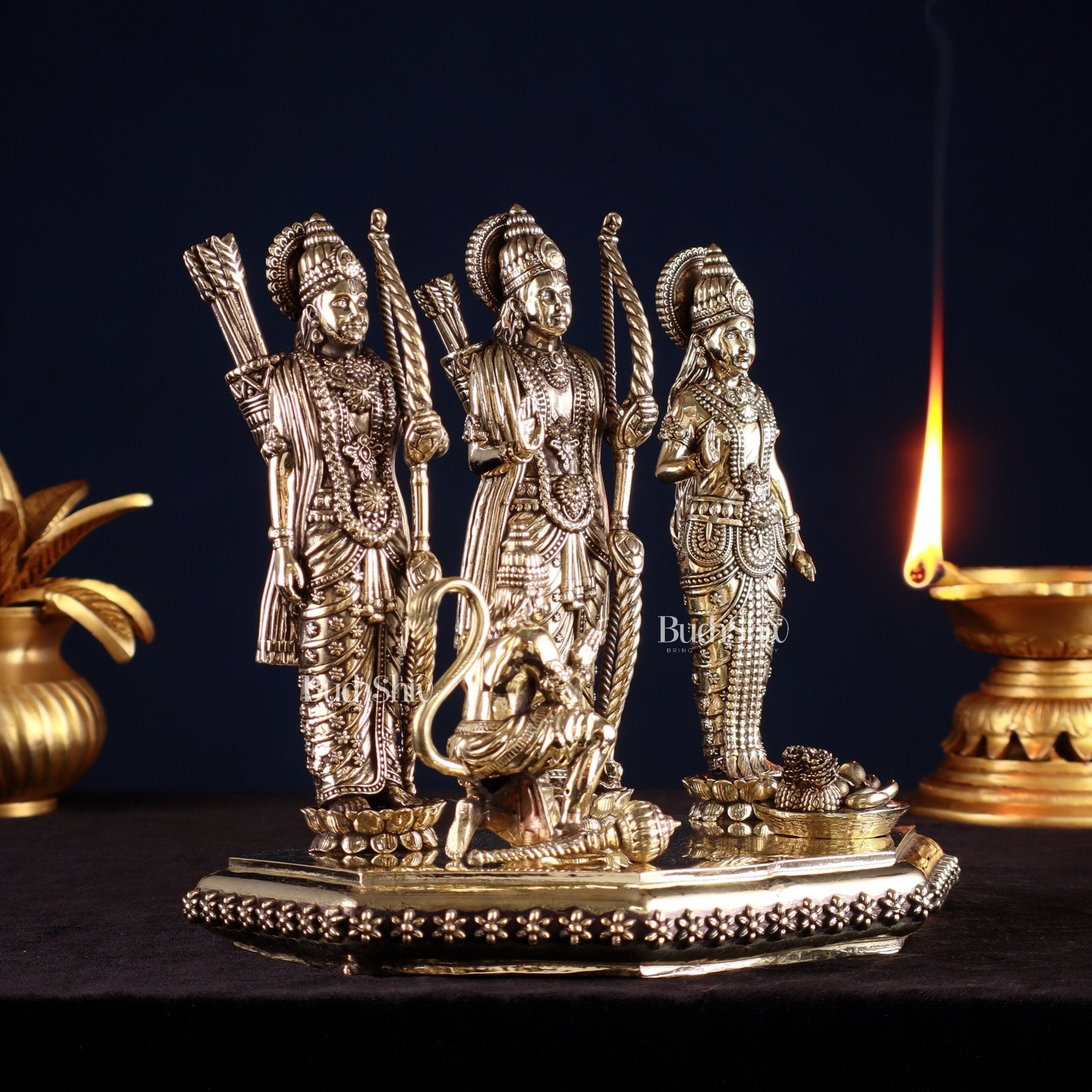 Brass Superfine Ram Darbar Idol – 7"