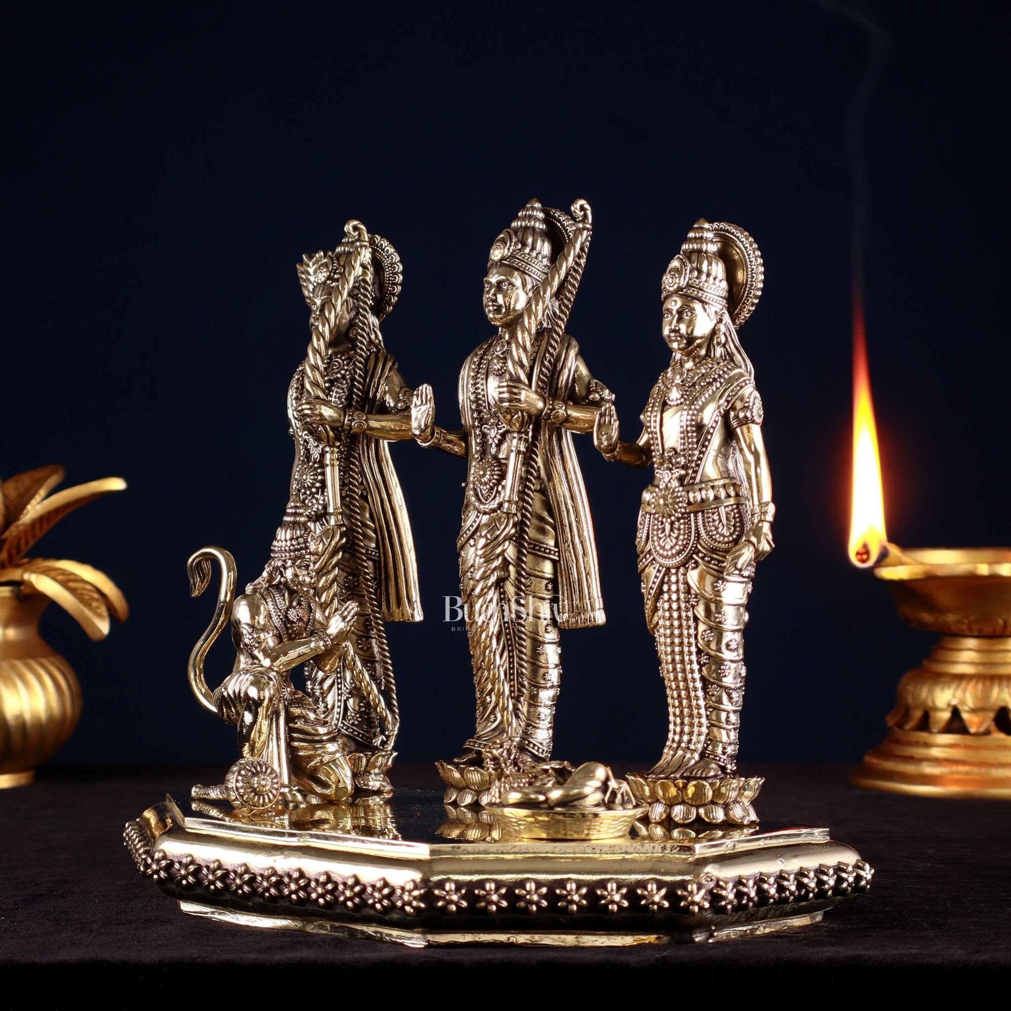 Brass Superfine Ram Darbar Idol – 7"