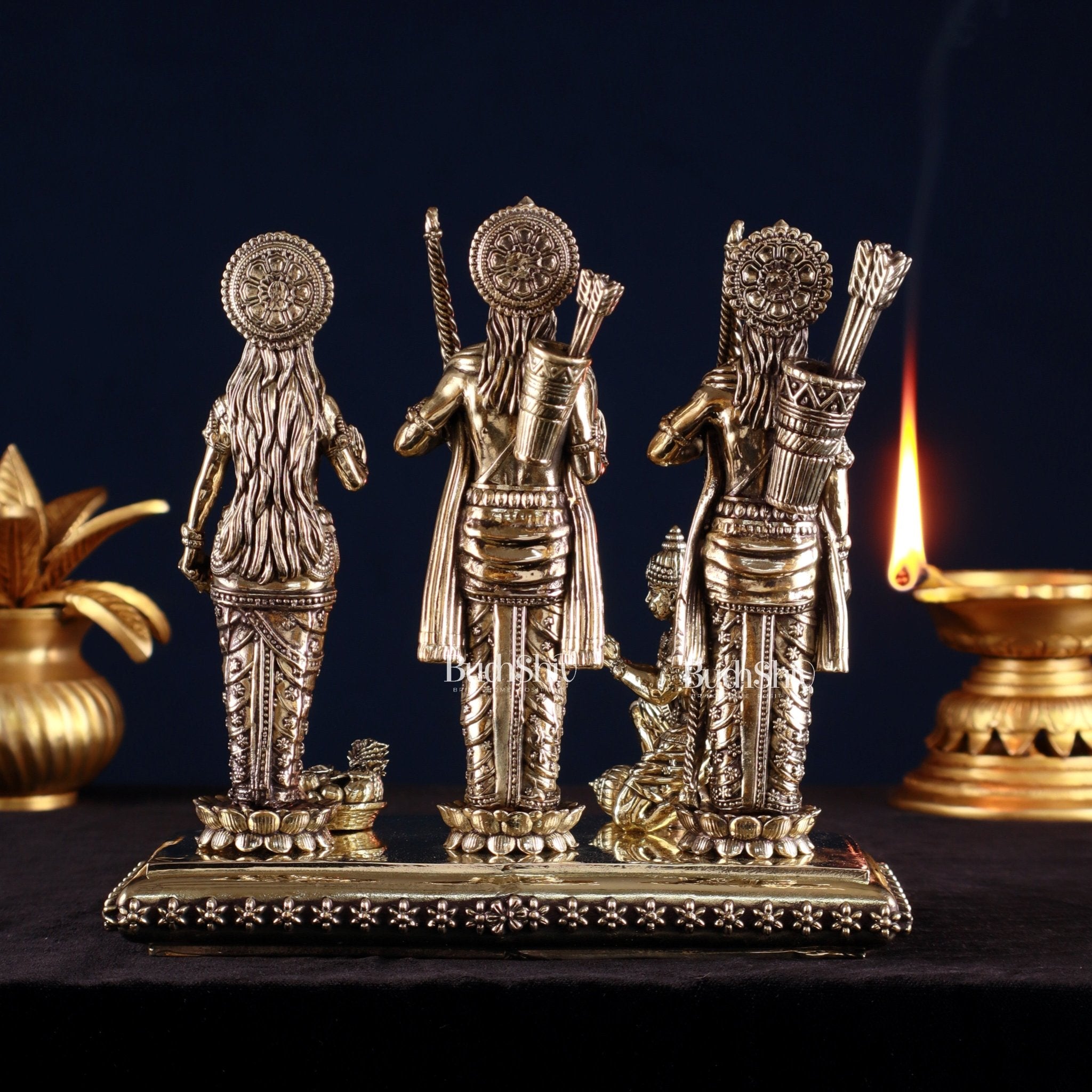 Brass Superfine Ram Darbar Idol – 7"