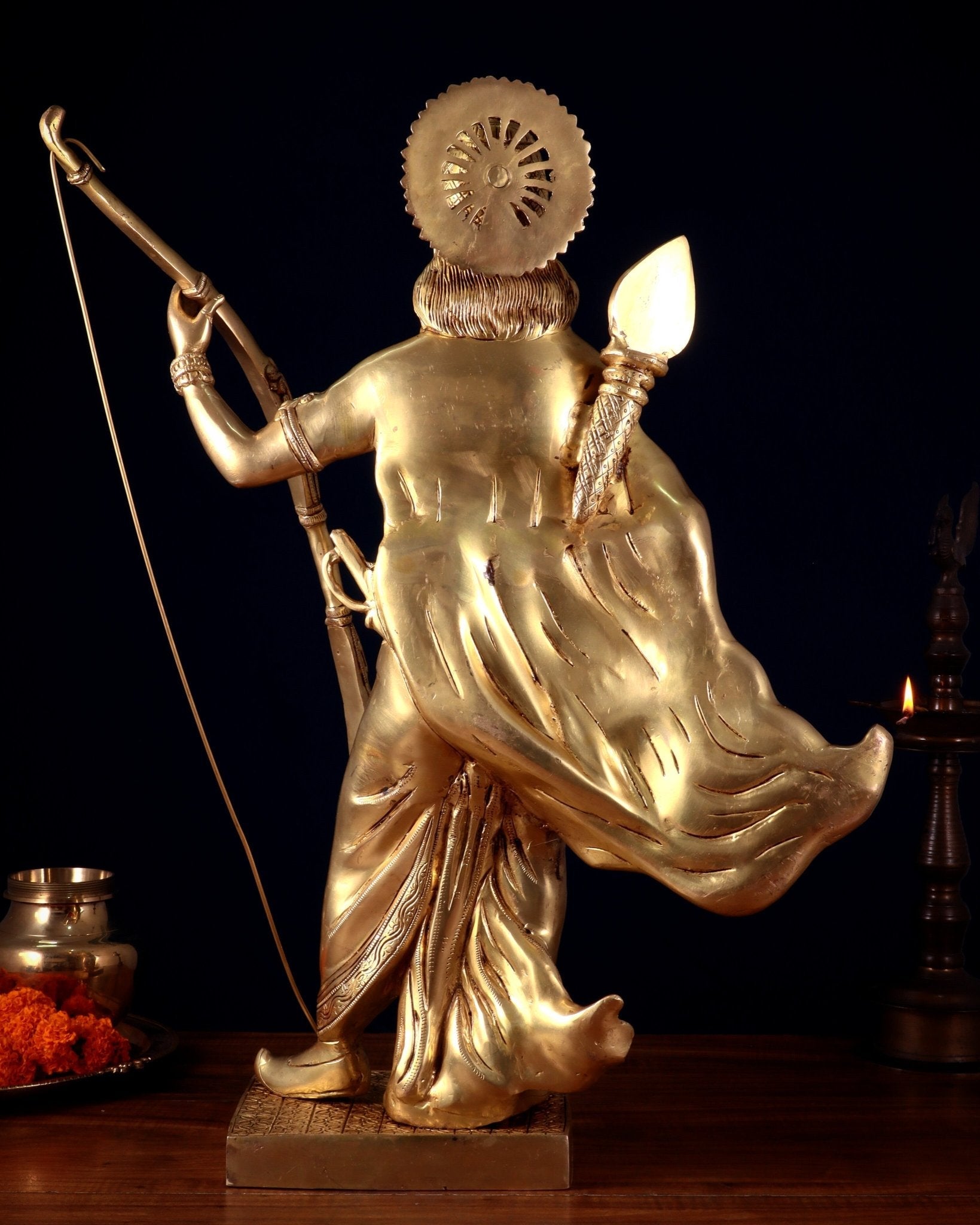 Handcrafted Superfine Brass Statue - Lord Shri Ram Chandra | 26 inch