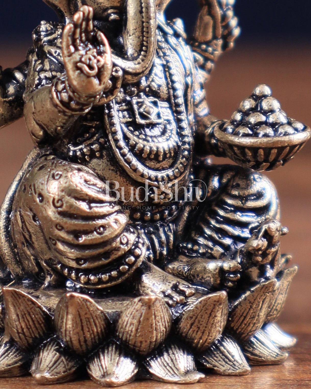 Lord Ganesha idol with Right-Side Trunk