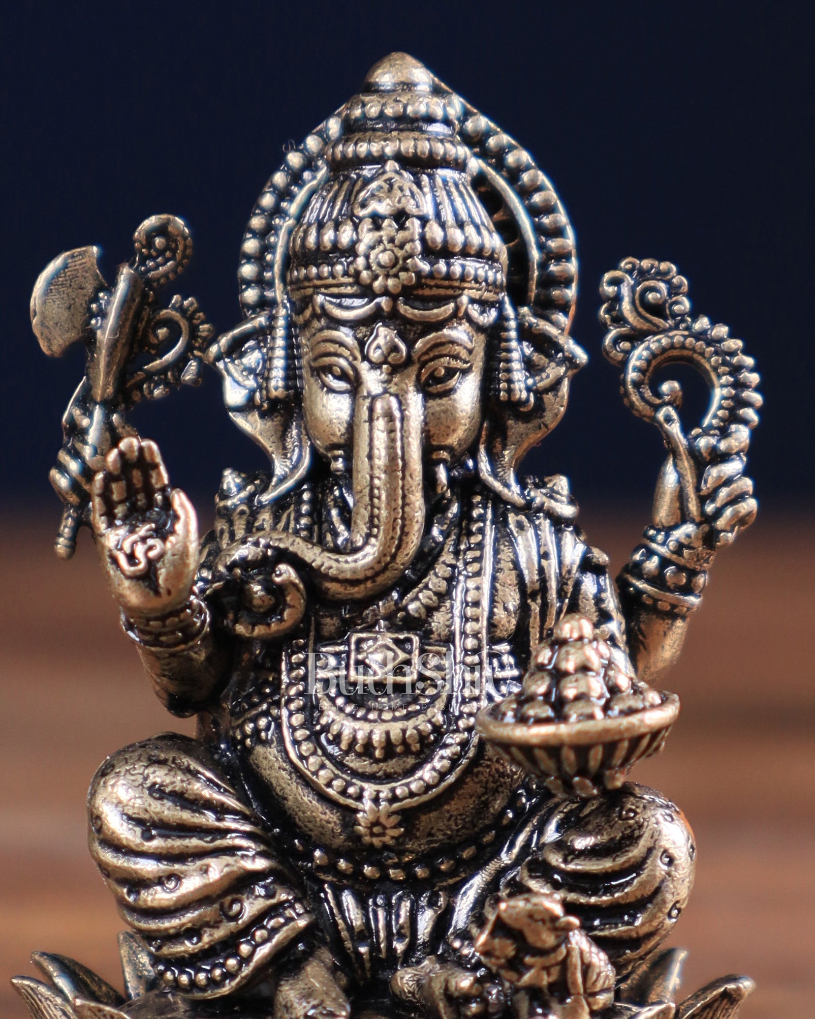 Lord Ganesha idol with Right-Side Trunk