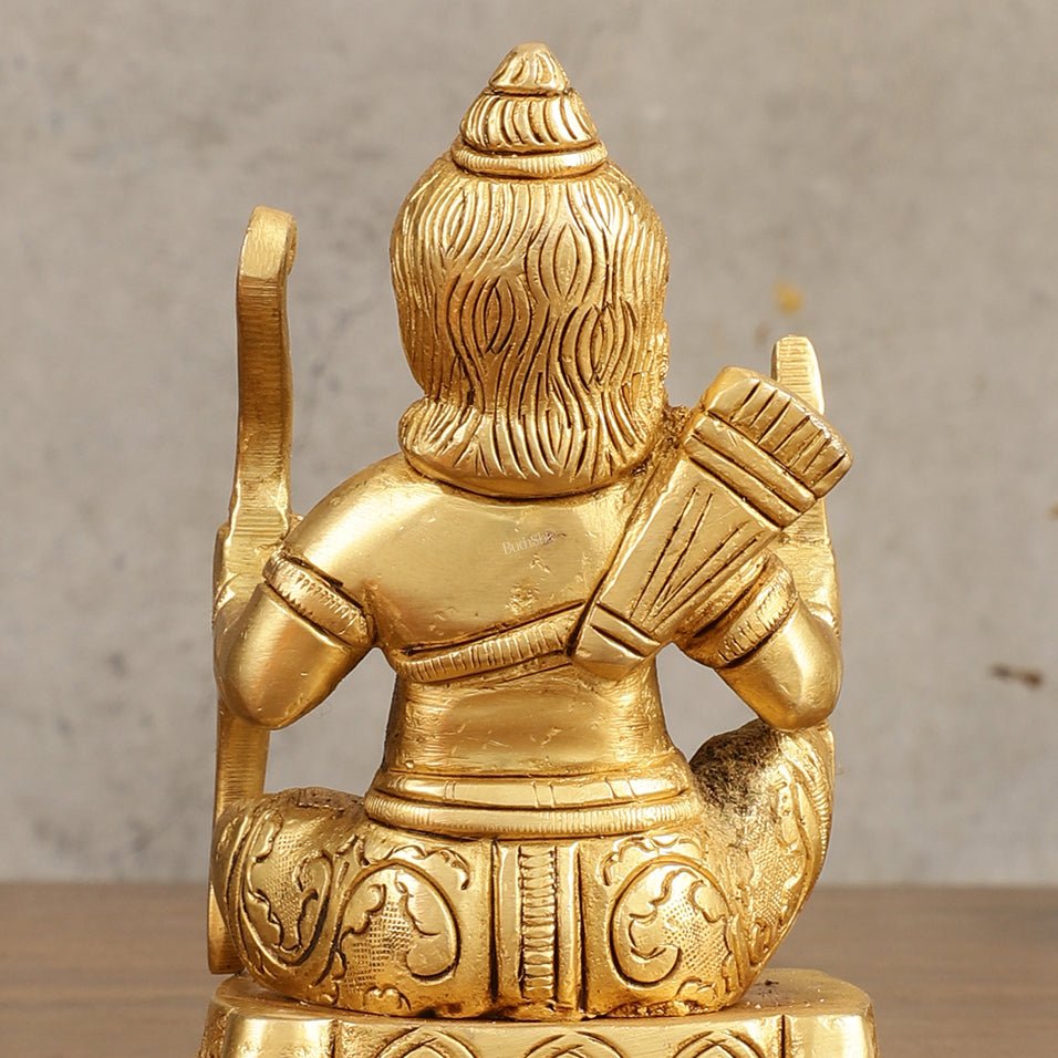 Pure Brass Ram Lalla Idol - 5 Inch Height