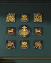 Set of 9 Decorative Wall Motifs Traditional Indian Art Decor