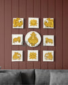 Set of 9 Decorative Wall Motifs Traditional Indian Art Decor