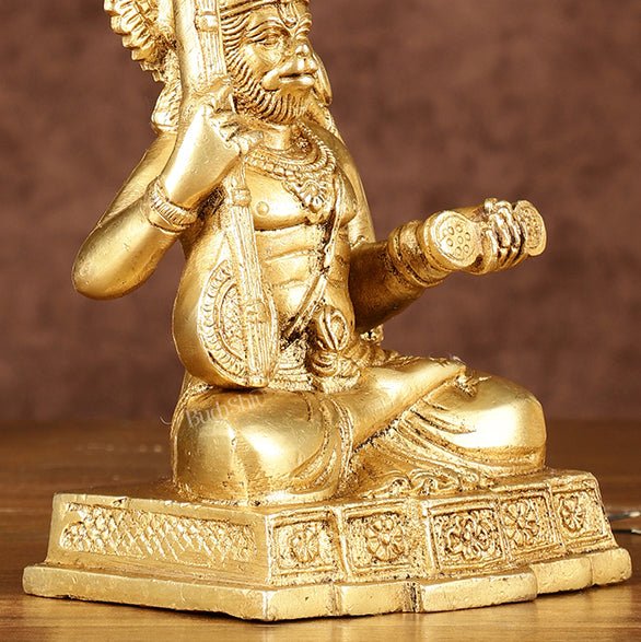 Brass Unique Brass Bhajan Hanuman Hanuman Idol | Height: 5.5 inch
